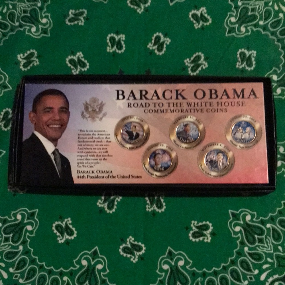 Barack Obama Road to the Whitehouse Commemorative Coins